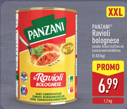 Promotie: Ravioli bolognese