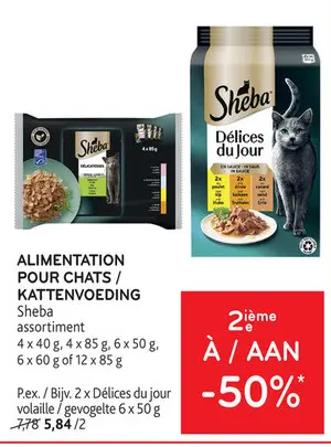 Offre: Alimentation pour chats / kattenvoeding