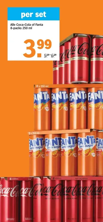 Aanbieding: Coca-Cola of Fanta