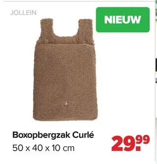 Aanbieding: Boxopbergzak Curlé
