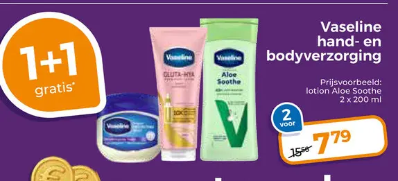 Aanbieding: Vaseline hand- en bodyverzorging