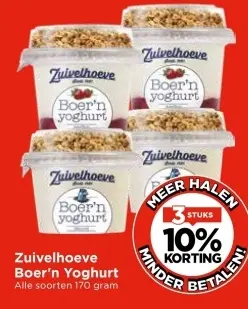Aanbieding: Zuivelhoeve Boer'n Yoghurt