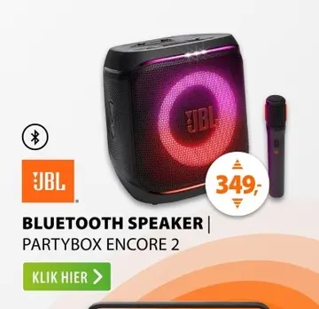 Aanbieding: JBL PartyBox Encore 2 Zwart