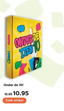 Aanbieding: Onder de 10!