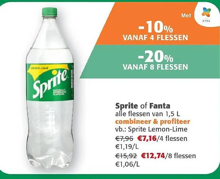 Aanbieding: Sprite of Fanta