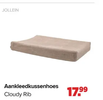 Aanbieding: Aankleedkussenhoes Cloudy Rib