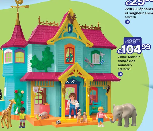 Offre: 71852 Playmobil Manoir Coloré des Animaux