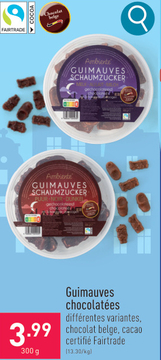 Offre: Guimauves chocolatées