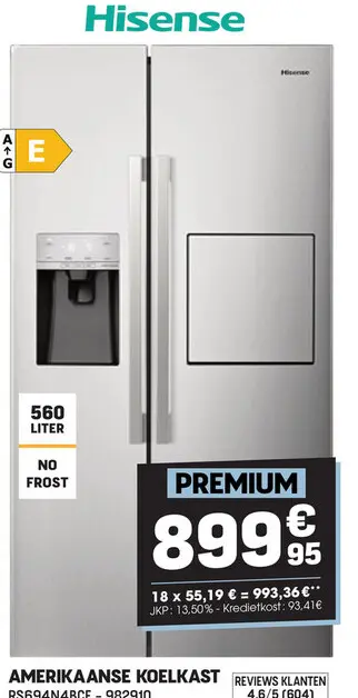 Promotie: Amerikaanse koelkast