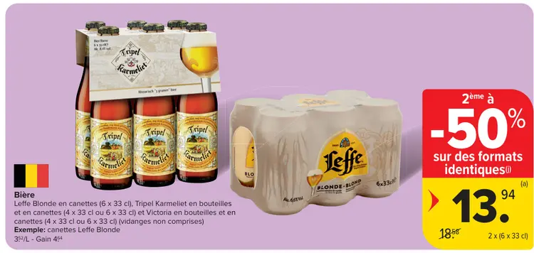 Offre: Biere speciale