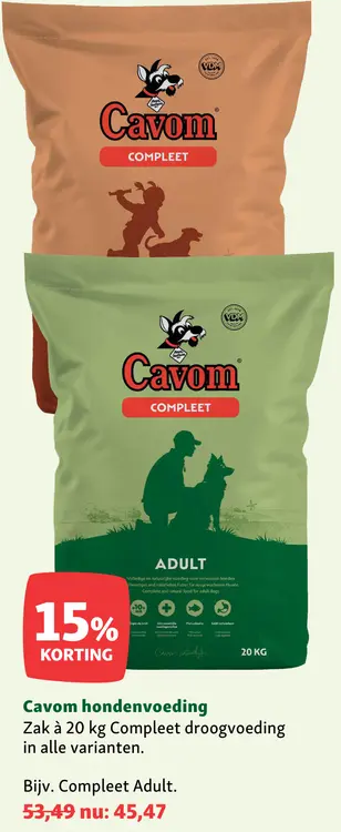 Aanbieding: Cavom hondenvoeding