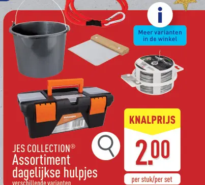 Promotie: Assortiment dagelijkse hulpjes
