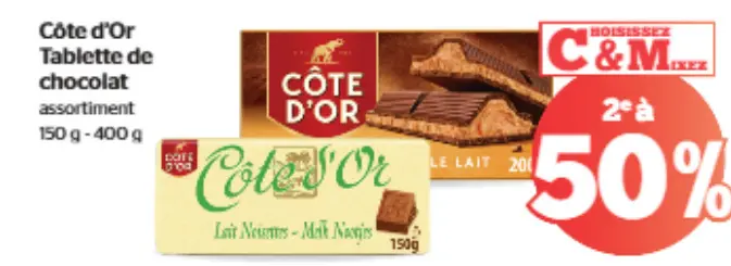 Offre: Tablette de chocolat
