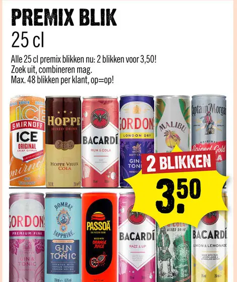 Aanbieding: Premix blik