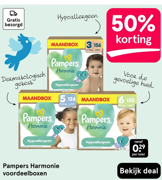 Aanbieding: Pampers Harmonie