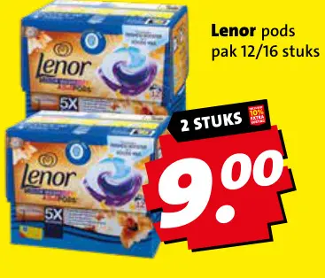 Aanbieding: Lenor pods