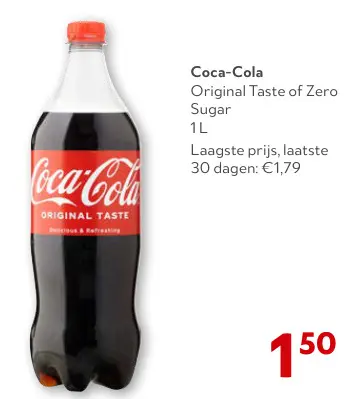 Promotie: Coca-Cola Original Taste of Zero Sugar