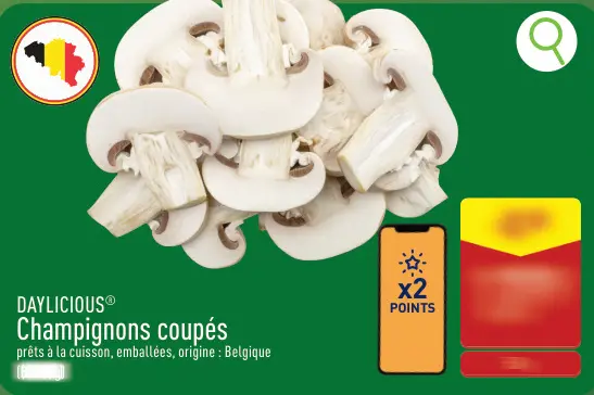 Offre: Champignons coupés