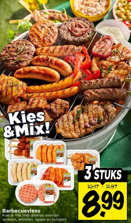 Aanbieding: Barbecuevlees kies & mix