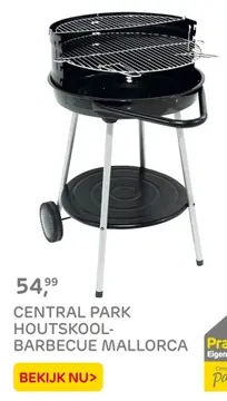 Aanbieding: CENTRAL PARK HOUTSKOOL-BARBECUE MALLORCA