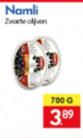 Promotie: Zwarte olijven