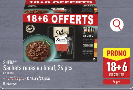 Offre: Sachets repas au bœuf