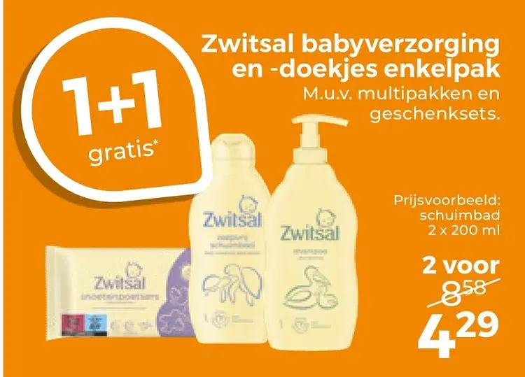 Aanbieding: Babyverzorging en -doekjes enkelpak
