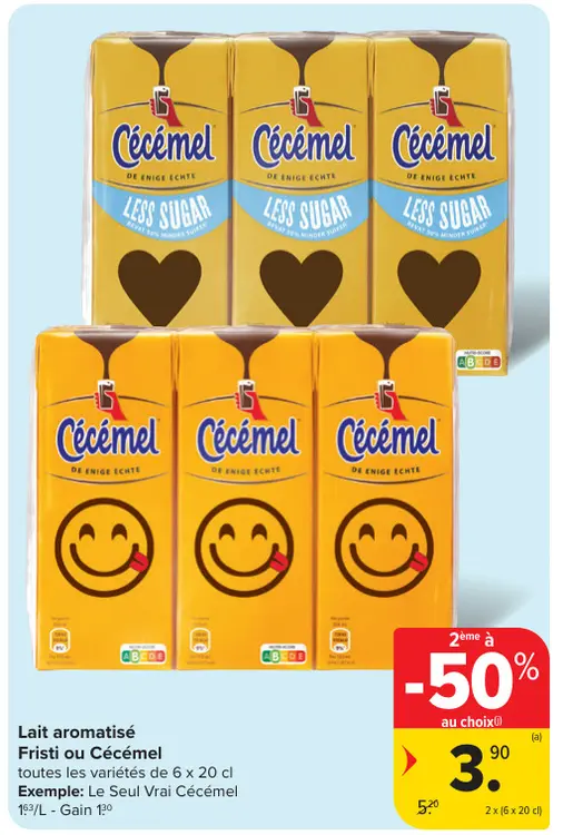 Offre: Lait aromatisé