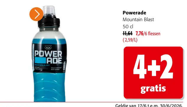 Promotie: Powerade Mountain Blast