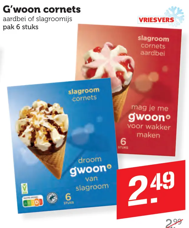 Aanbieding: Cornets