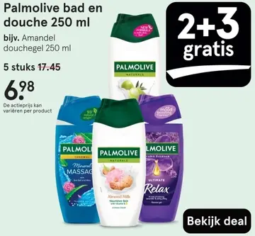 Aanbieding: Palmolive bad en douche 250 ml