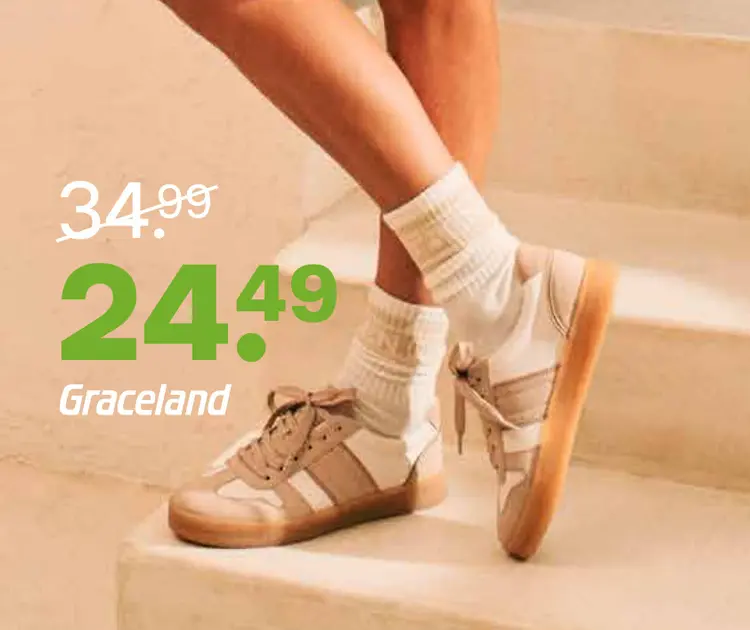 Aanbieding: Graceland sneakers