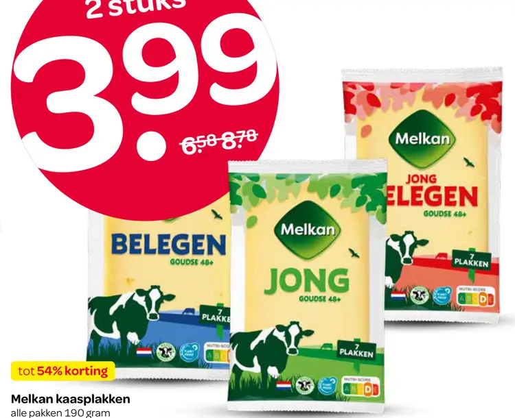 Aanbieding: Melkan kaasplakken