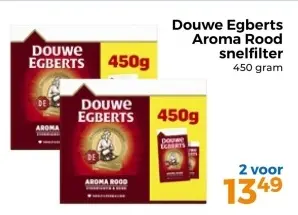 Aanbieding: Douwe Egberts Aroma Rood snelfilter