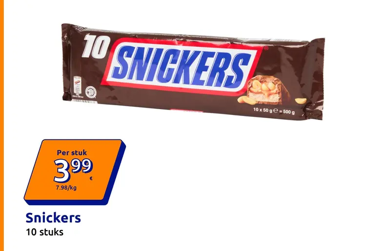 Aanbieding: Snickers