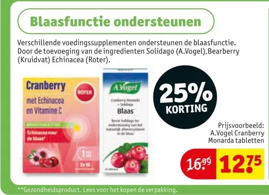 Aanbieding: A.Vogel en Roter 