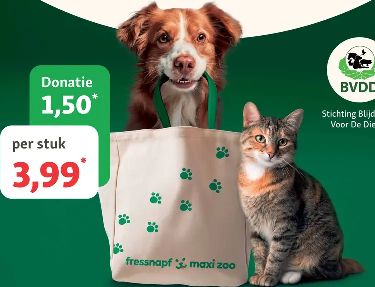 Aanbieding: Fressnapf & Maxi zoo Exclusieve tas