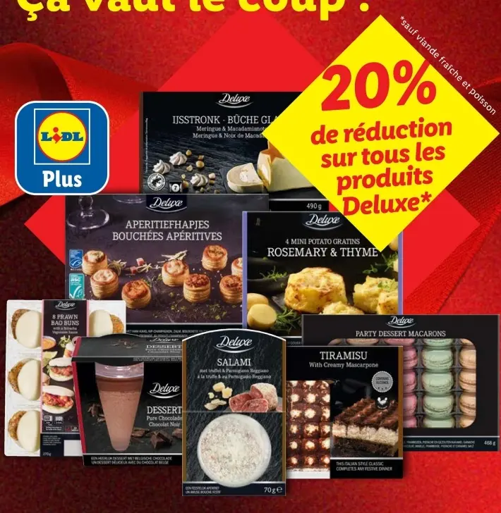 Offre: 20% de réduction sur tous les produits Deluxe