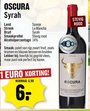 Aanbieding: OSCURA Syrah