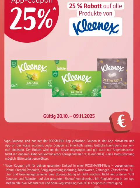 Aanbieding: Kleenex Tissues