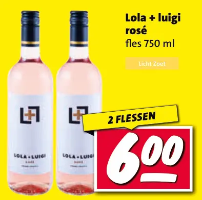 Aanbieding: Lola + Luigi rosé