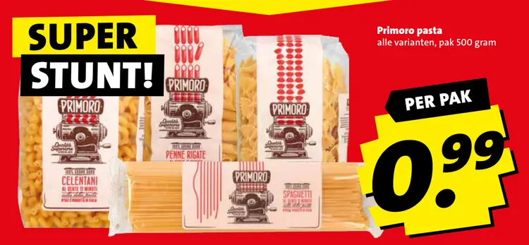 Aanbieding: pasta