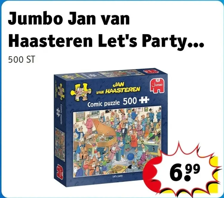 Aanbieding: Jan van Haasteren Let's Party Puzzel