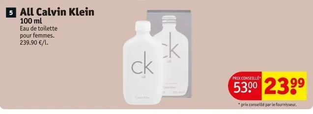 Offre: Calvin Klein All