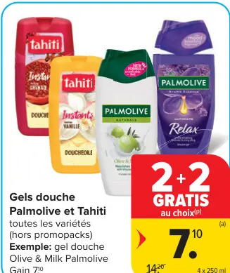 Offre: Gels douche