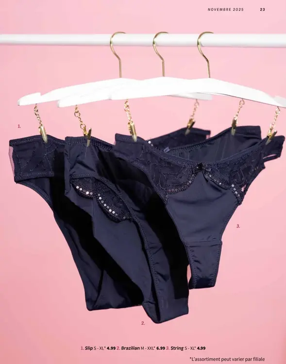 Offre: Slip, brazilian ou string
