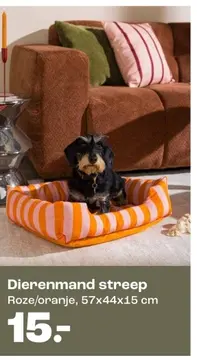 Aanbieding: Dierenmand streep