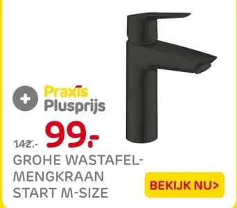 Aanbieding: Grohe wastafel-mengkraan start m-size