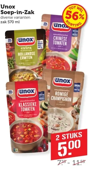 Aanbieding: Soep-in-Zak