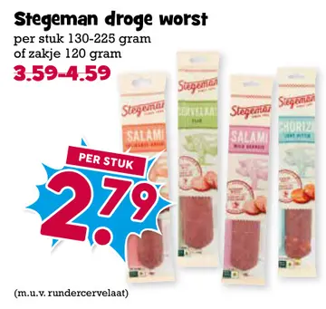 Aanbieding: Stegeman droge worst